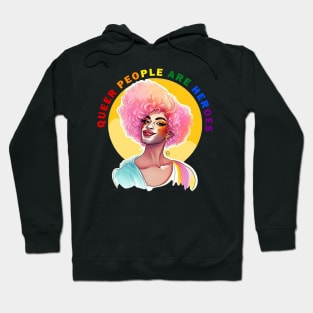 Queer People are Heroes Hoodie